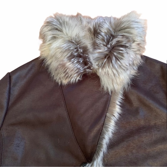 SIGRID OLSEN Faux Shearling Spring/Fall Coat 16 XL - New With Tags - Picture 4 of 16